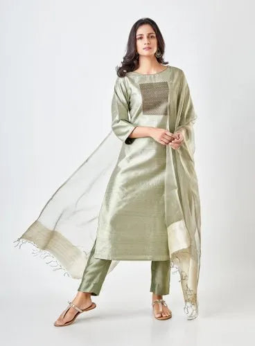 HAND LOOM SILK SUIT