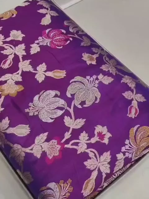 Mushroo Katan silk saree