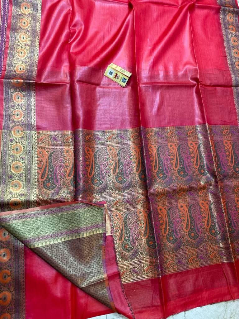 Pure Tassar by Tassar silk saree